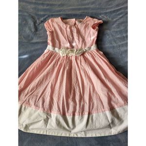 Gymboree Pink and White Casual Dress
